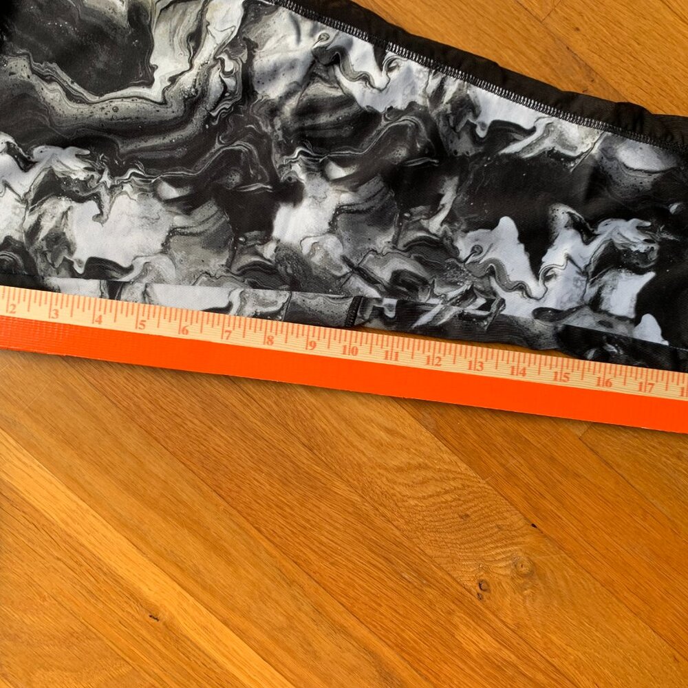 Avia Capris Black Tie Dye Leggings Womens XL - Picture 5 of 10